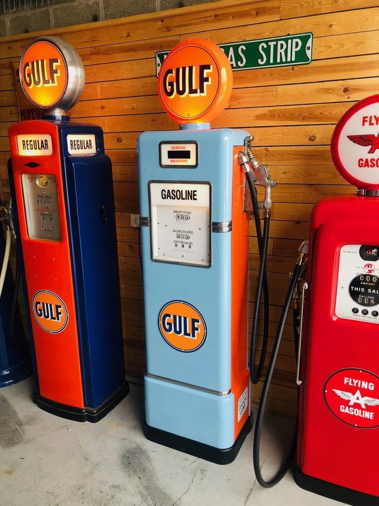 old gas pump Gulf (bowser 575) - StefVintageStore