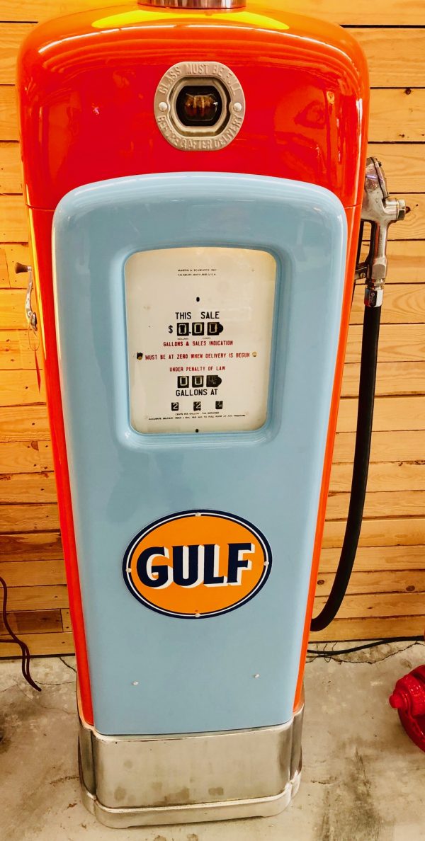 Vintage American Gulf gas pump (Martin & Swartz)