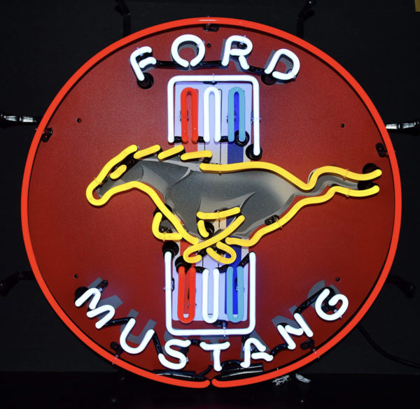 ford mustang neon sign 60 cm