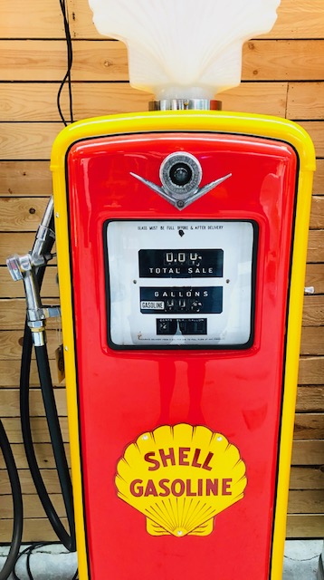 Shell vintage American gas pump - Stef Vintage Store