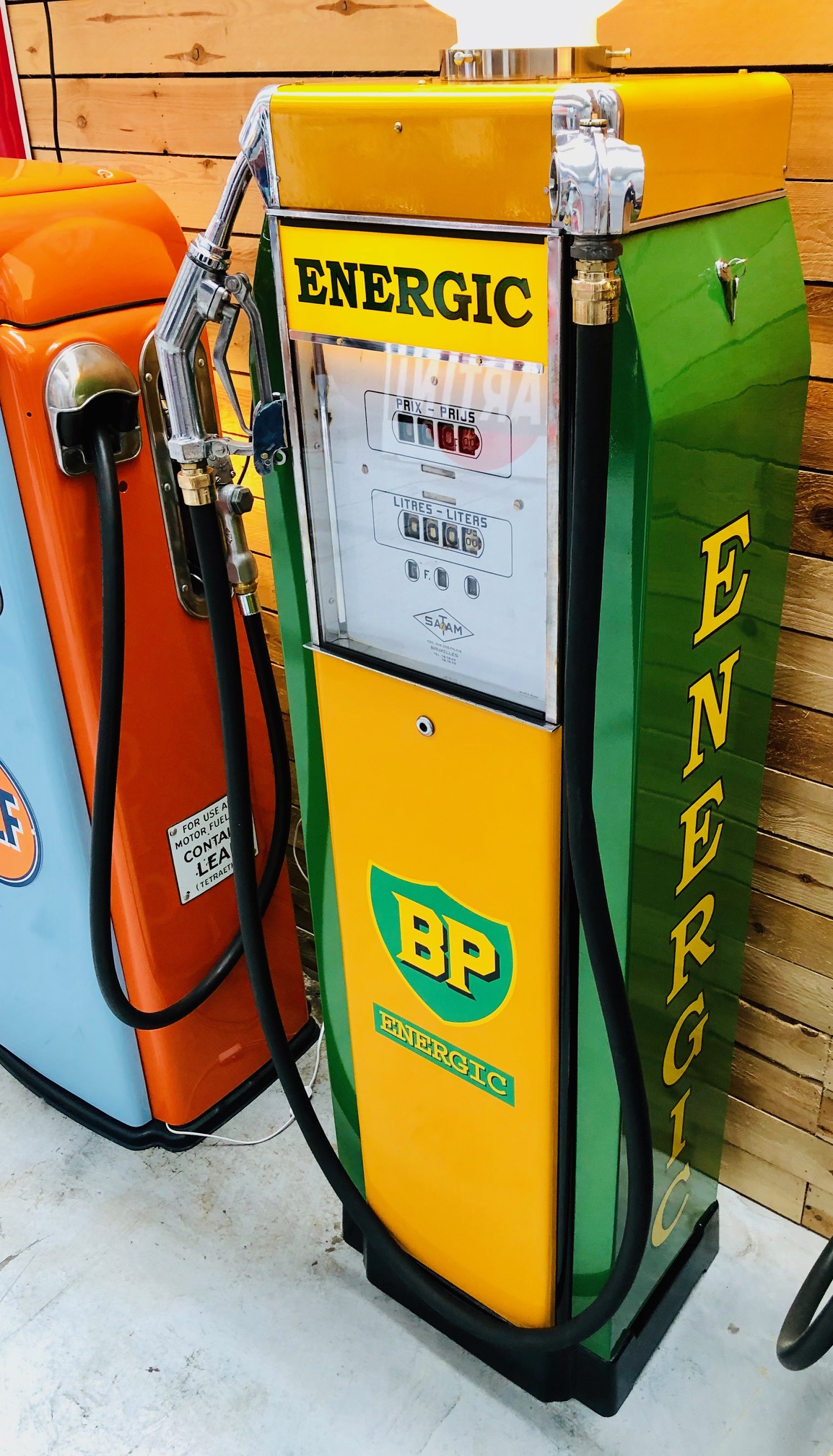 Ancienne pompe essence BP Energic (SATAM) - Stef Vintage Store