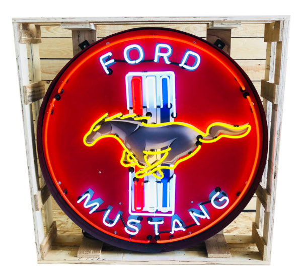 enseigne neon Ford Mustang XXL