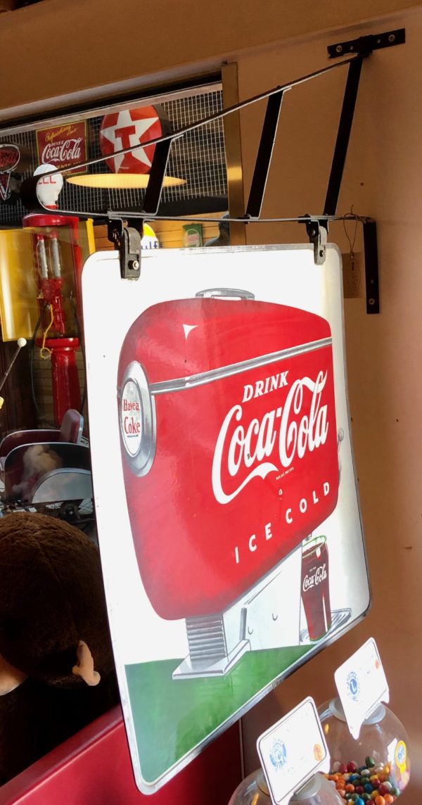 Plaque émaillée Coca Cola 1950