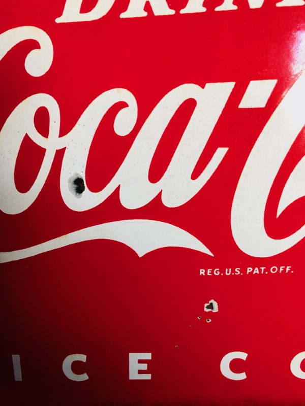 Plaque émaillée Coca Cola américaine