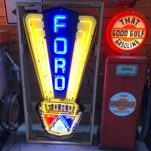 Ford neon sign with the emblem of the 50s size 153 cm