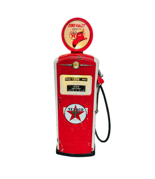 Pompe à essence américaine Texaco fire chief de 1948