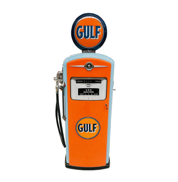 Pompe à essence Gulf bennett de 1954 restaurée