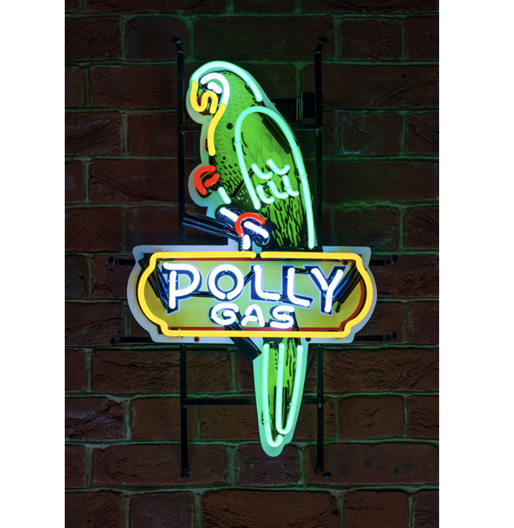 New Polly Gas Gasoline Beer Lamp Neon Light Sign 24"x20" HD Vivid Printing 