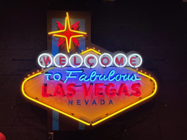 Enseigne neon Las Vegas Nevada 103 x 90cm