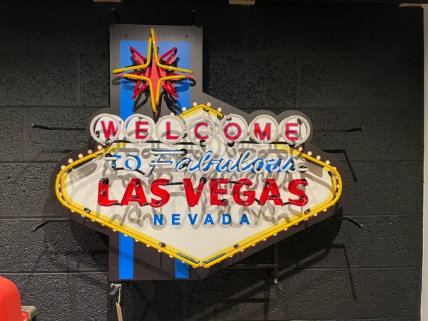 Enseigne neon Las Vegas Nevada 103 x 90cm