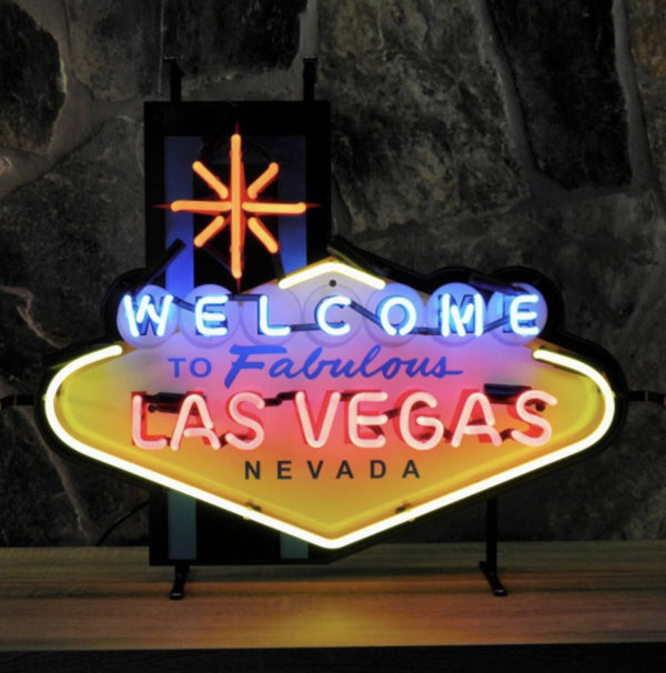 Enseigne neon Las Vegas nevada 71x58cm