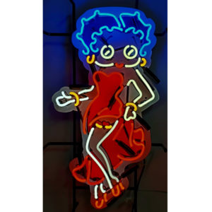 Enseigne néon Betty Boop 70x39cm