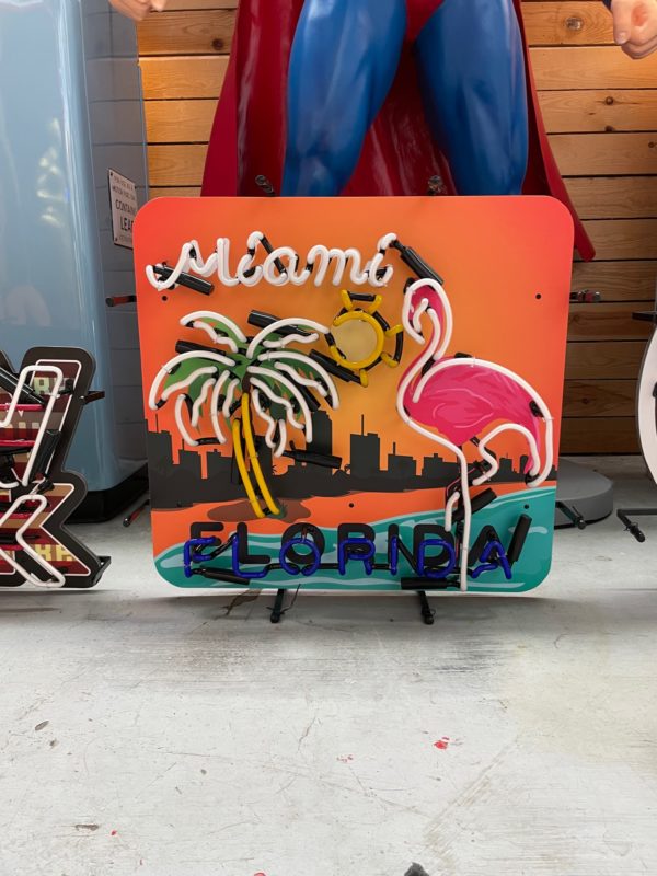 Miami Florida vintage Neon Sign