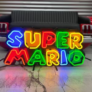Enseigne néon Super Mario 80x39cm
