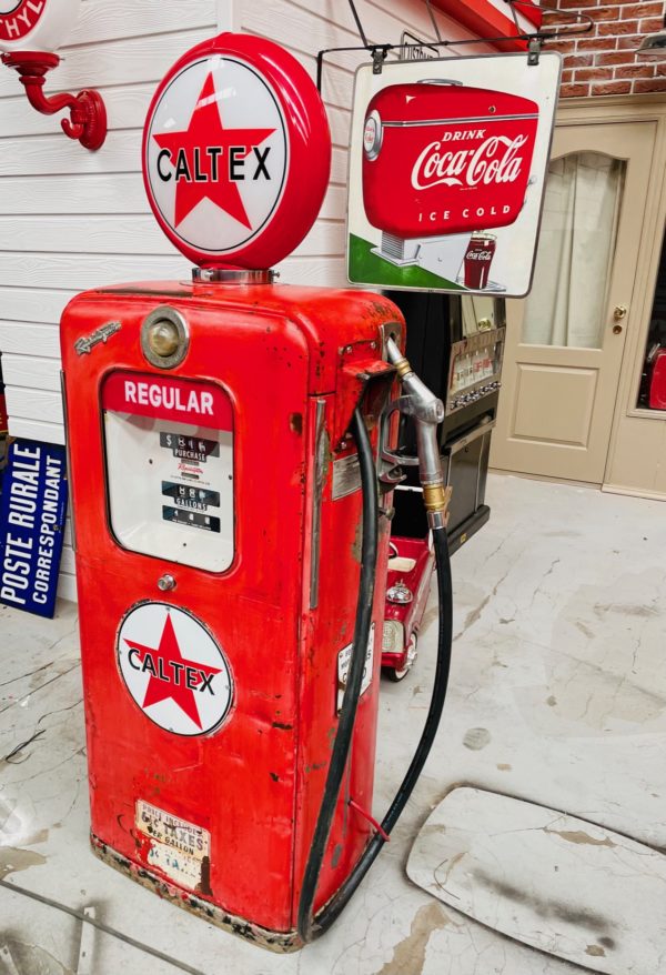 Caltex vintage American gas pump
