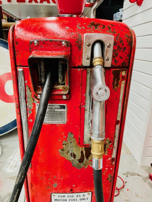 Caltex vintage American gas pump nozzle