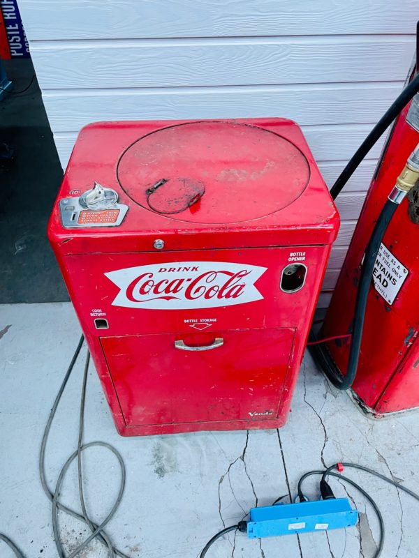ancien Distributeur américain coca cola vendo