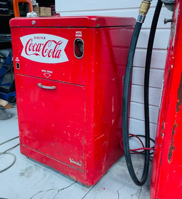 ancien Distributeur coca cola vendo v23