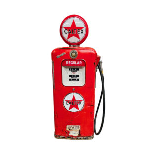 Caltex vintage American gas pump from the 50's