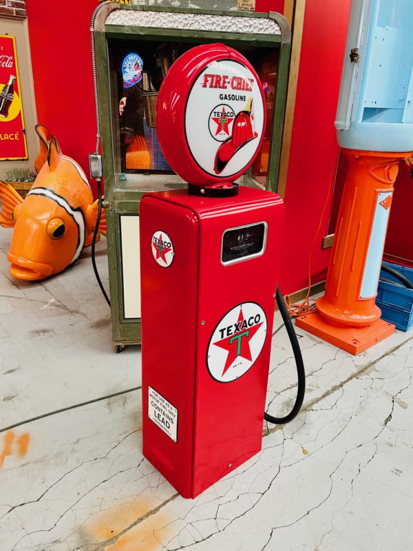 Ancienne pompe à essence Texaco fire chief gasboy