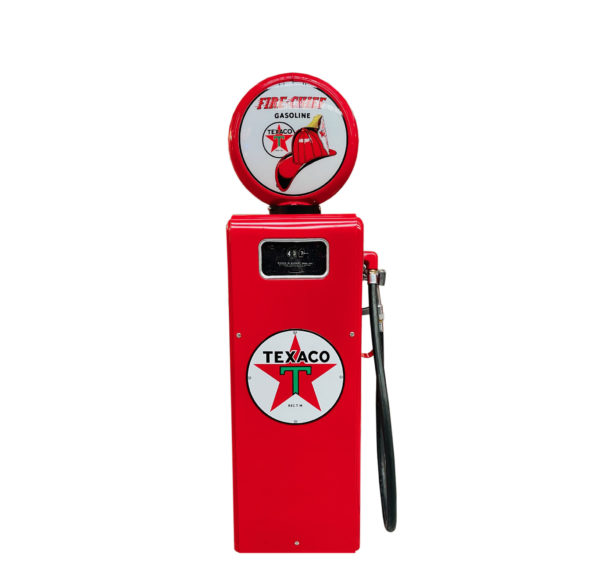 Ancienne pompe à essence Texaco fire chief gasboy restaurée