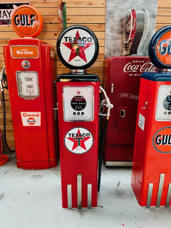 Pompe à essence américaine Texaco Wayne 1950 / reproduction
