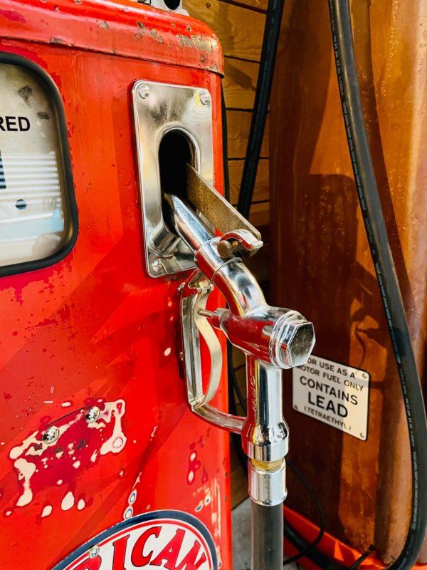 Ancienne pompe à essence américaine Texaco pistolet opw