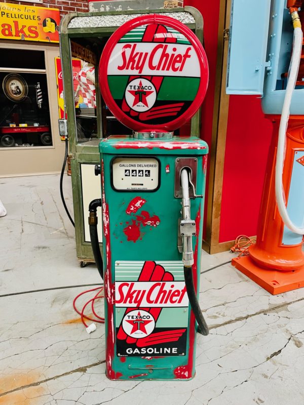 texaco sky chief gas pump 1950