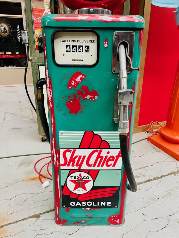 texaco sky chief vintage gas pump