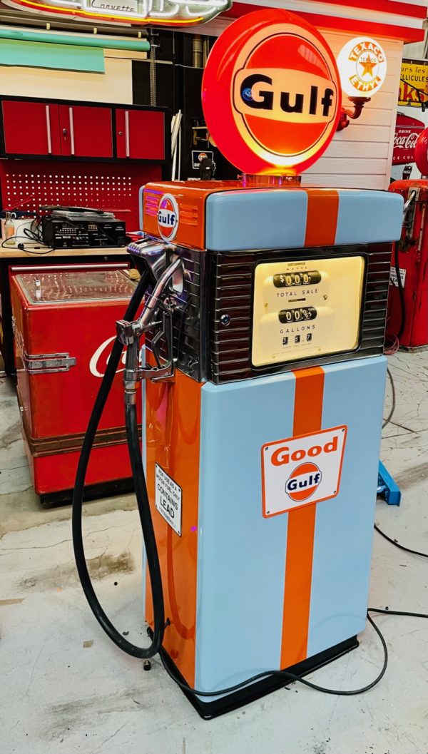 gulf restored gas pump 1953