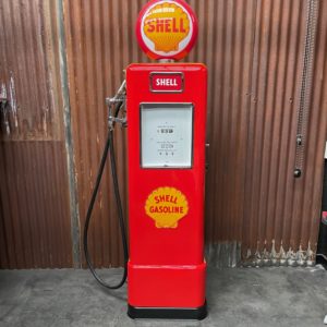 Pompe à essence américaine Shell Bowser de 1948 restaurée