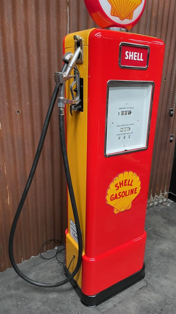 Pompe à essence américaine Shell Bowser 575 restaurée