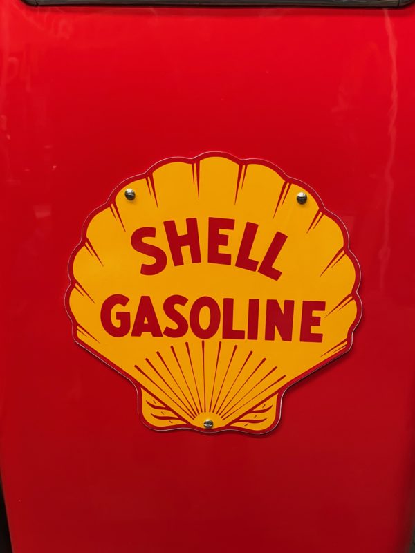 ancienne Pompe à essence américaine Shell Bowser 575