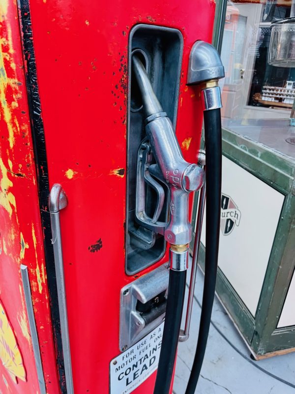 Pompe à essence américaine Shell de 1955