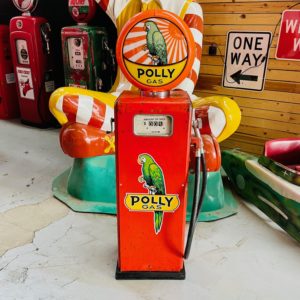 Polly gas gasboy original gas pump in his juice.