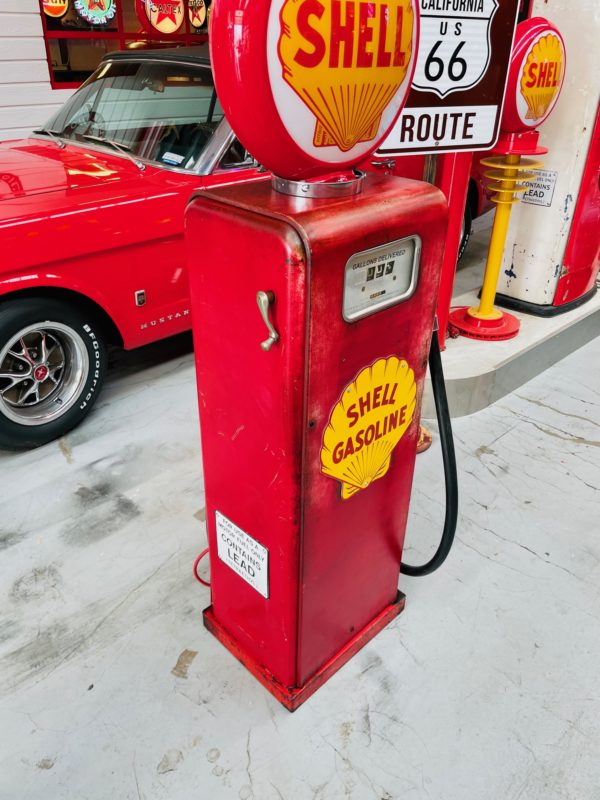 Pompe à essence vintage Américaine Shell