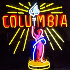 Enseigne neon Colombia 77x66cm