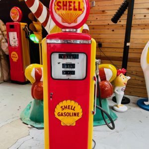 Pompe à essence Américaine Shell Tokheim P300 de 1955