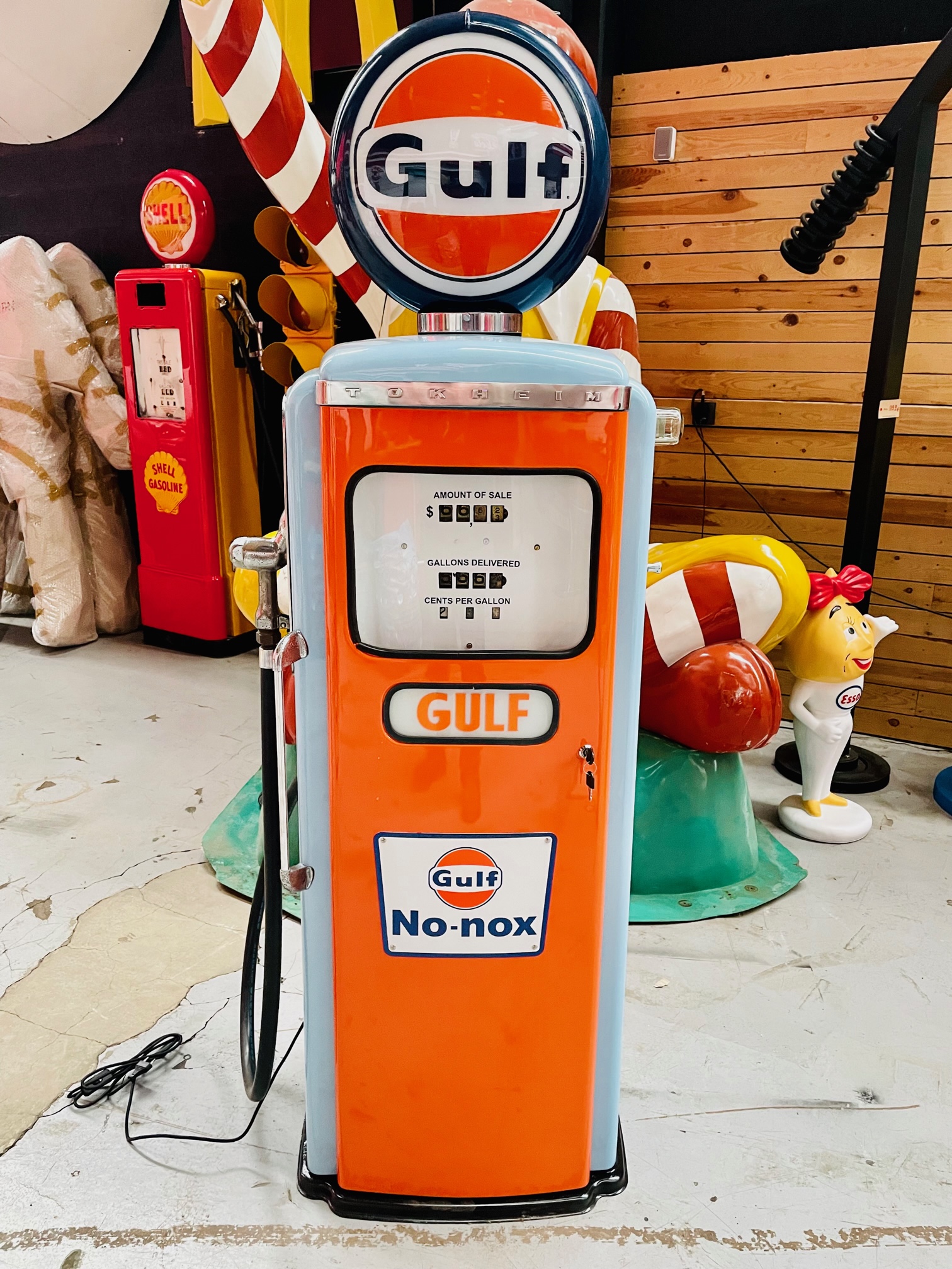 Gulf Tokheim Restored 1955 Gas Pump Stefvintagestore