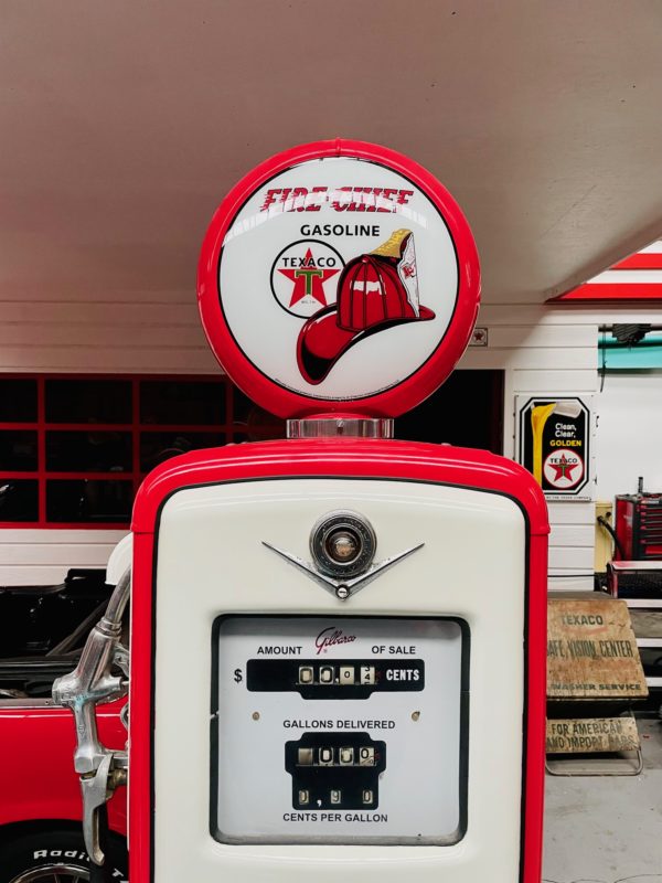 authentique Pompe à essence américaine texaco