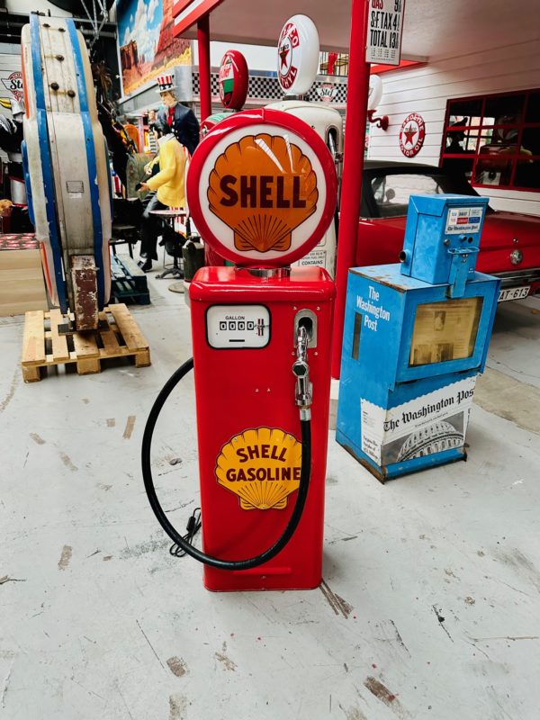 Authentique Pompe à essence Shell Américaine