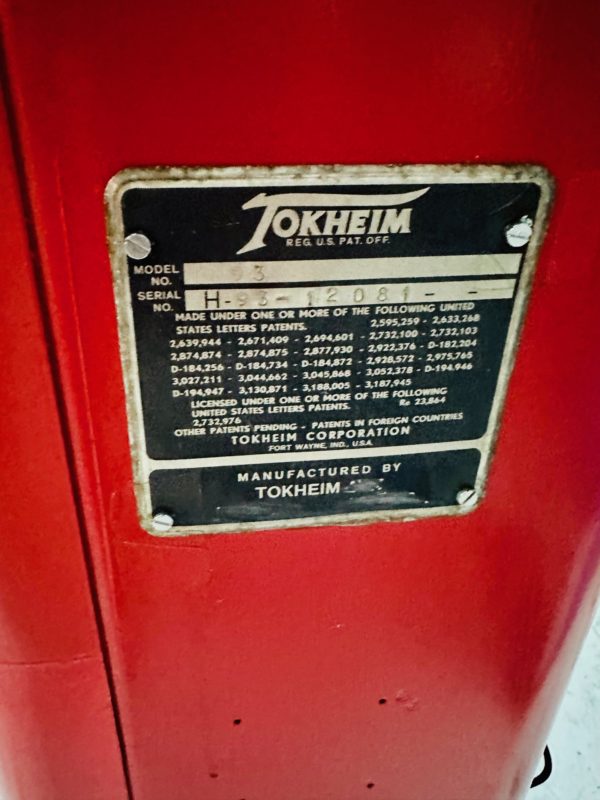 ancienne Pompe à essence Shell tokheim
