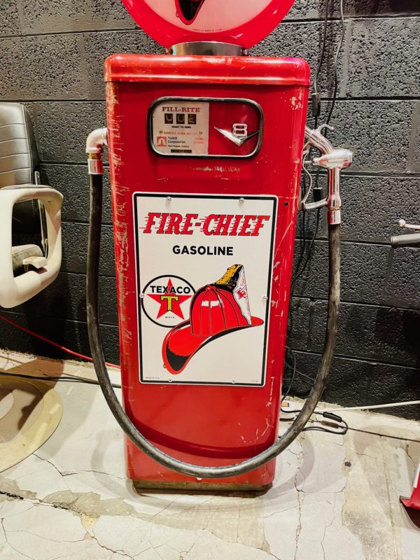 Fire chief vintage American gas pump