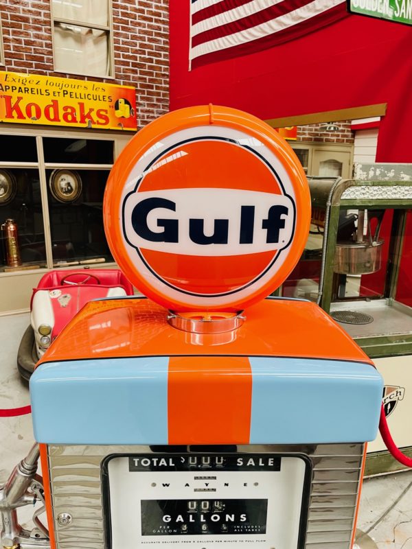 Gulf restored american gas pump