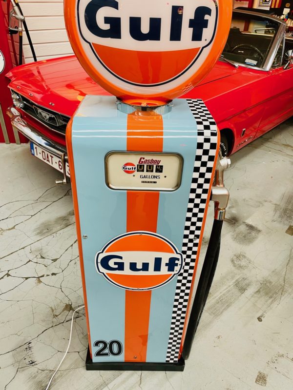 Gulf gasboy vintage restored gas pump