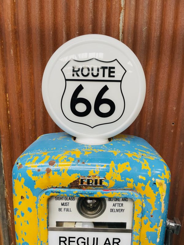 Shell vintage American gas pump globe