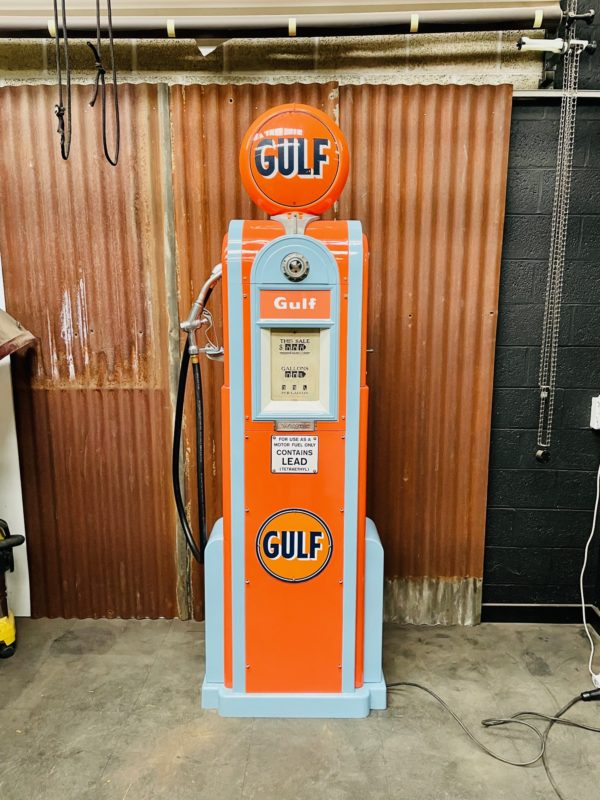 Gulf Wayne 60 American restored gas pump from 1938