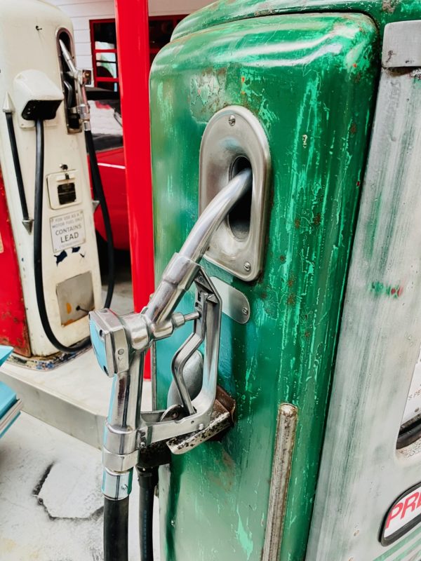 Texaco American gas pump nozzle