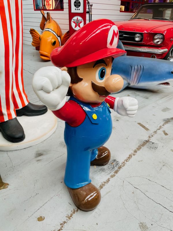 Super Mario bros statue en résine
