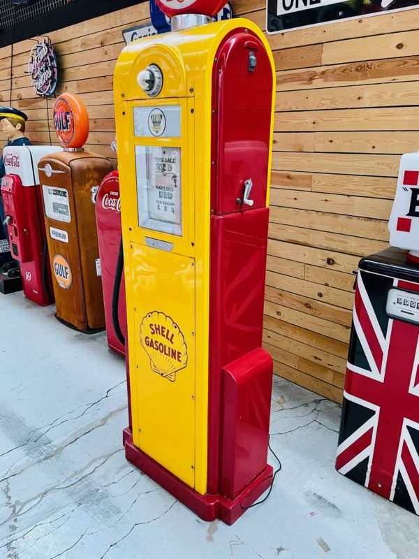 authentique pompe à essence Shell Wayne 60 américaine